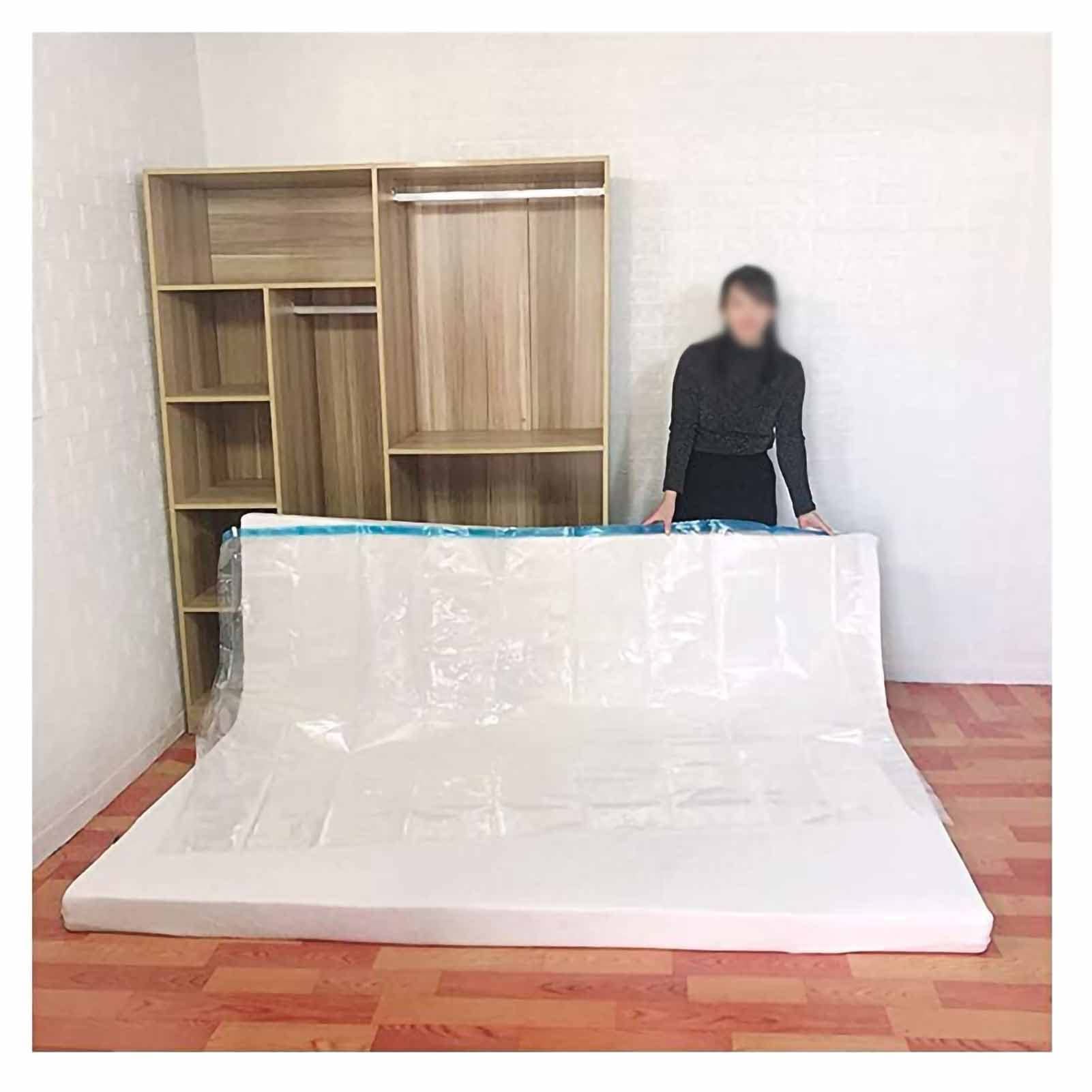 Reusable Vacuum Storage Bags for Mattress & Furniture - 210x130cm Large Vacuum Compression Bags for Moving, Bedding Storage & Space Saving | Perfect for Latex Mattress, Sofa Cushions & Seasonal Clothes Organization