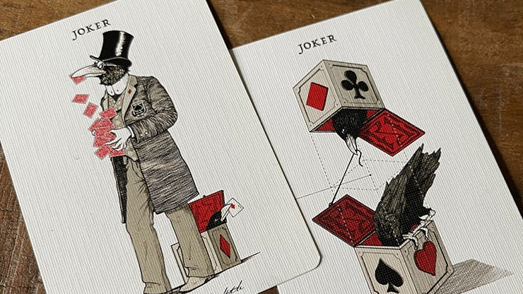 RAVN IIII Playing Cards - Premium Red Deck by Stockholm17 for Magic Tricks, Cardistry & Poker Games