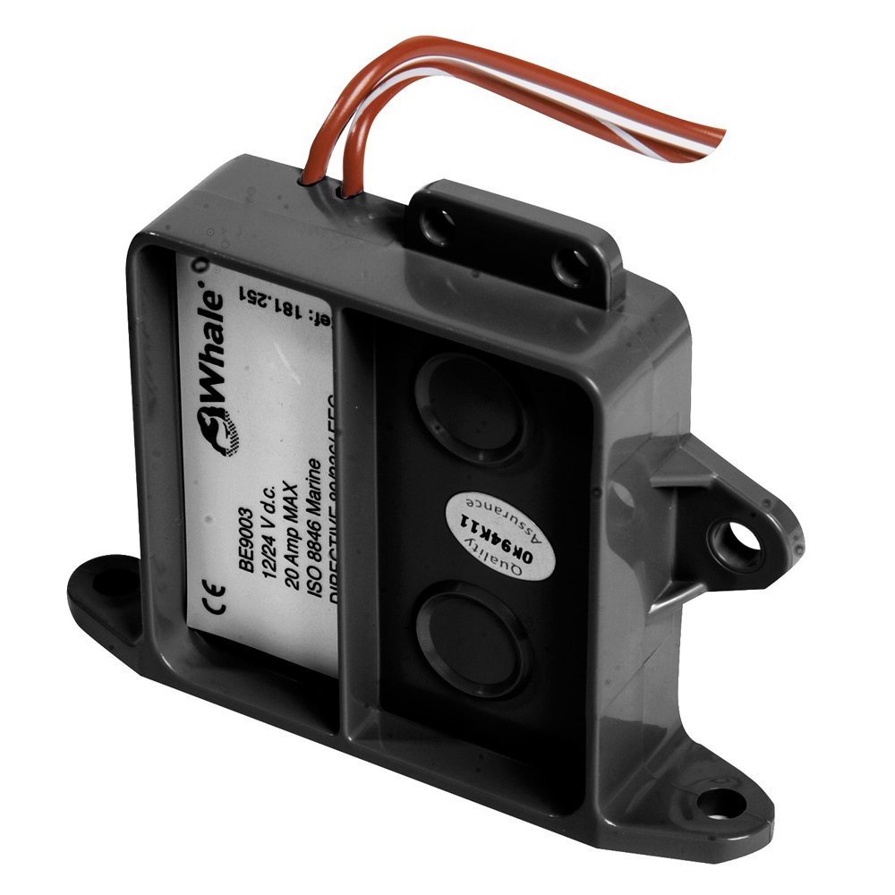 Whale Marine Be9003 Electric Bilge Pump Switch - Automatic Float Switch for Boats, Yachts & Marine Applications | Water Level Sensor for Bilge Pump Systems