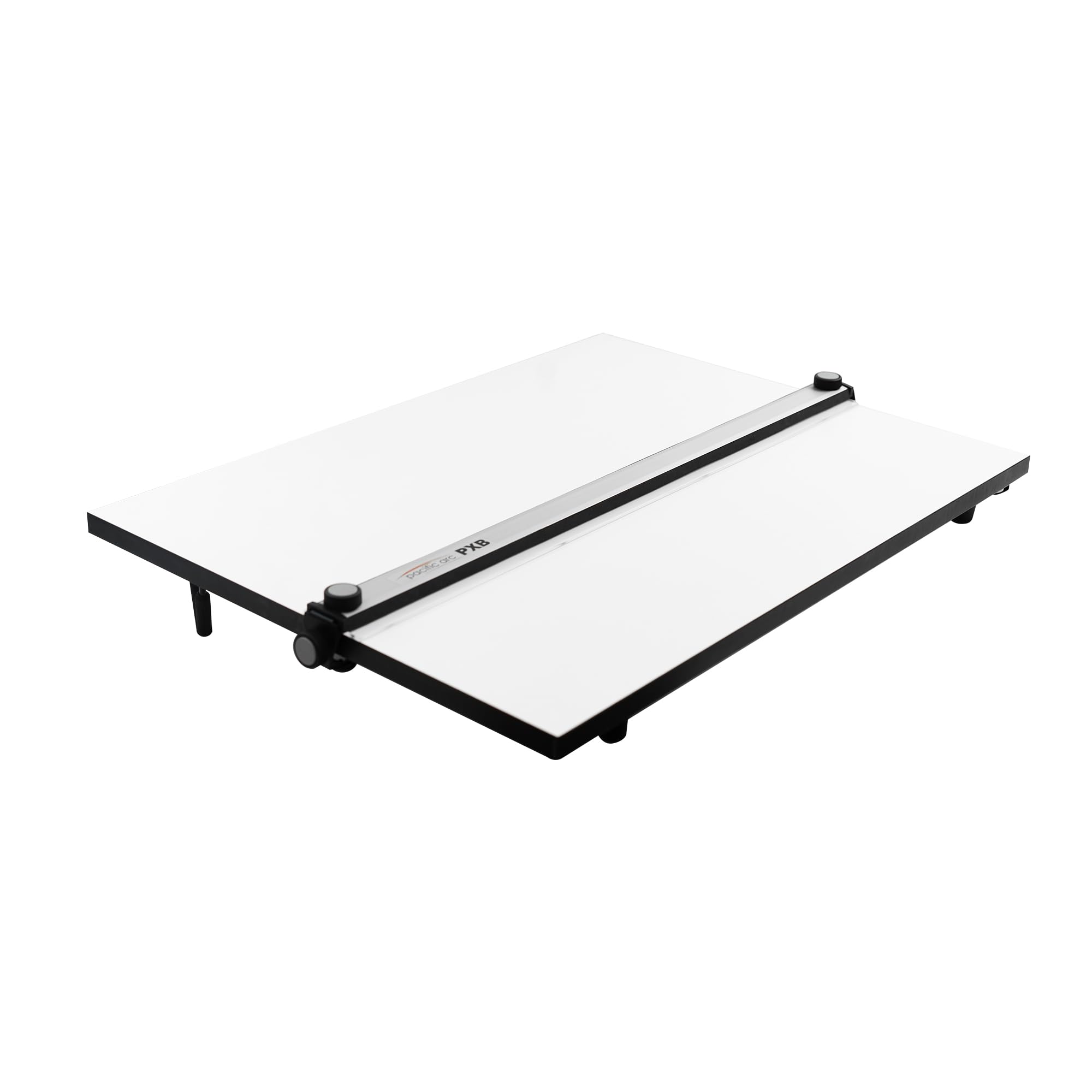 Pacific Arc PXB 18x24 Inch White Table Top Drawing Board with Parallel Bar - Perfect for Architects, Engineers & Artists - Drafting, Sketching & Technical Drawing Workspace Solution