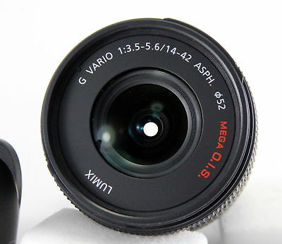 Panasonic Lumix G Vario 14-42mm f/3.5-5.6 ASPH MEGA O.I.S. Lens - Compact & Lightweight Micro Four Thirds Zoom Lens for Travel, Street & Portrait Photography
