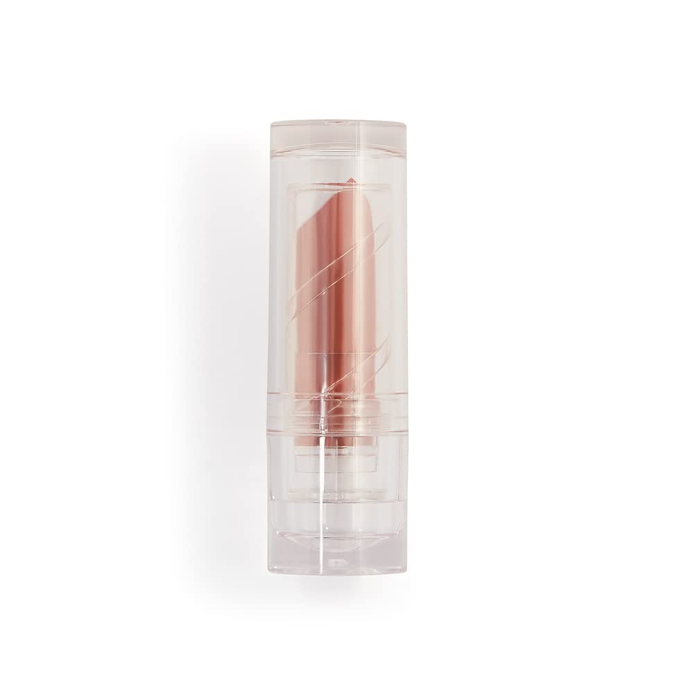 Makeup Revolution Baby Lipstick in Peachy Red - Hydrating & Long-Lasting Lip Color for Everyday Wear | Perfect for Date Night, Office & Casual Outings