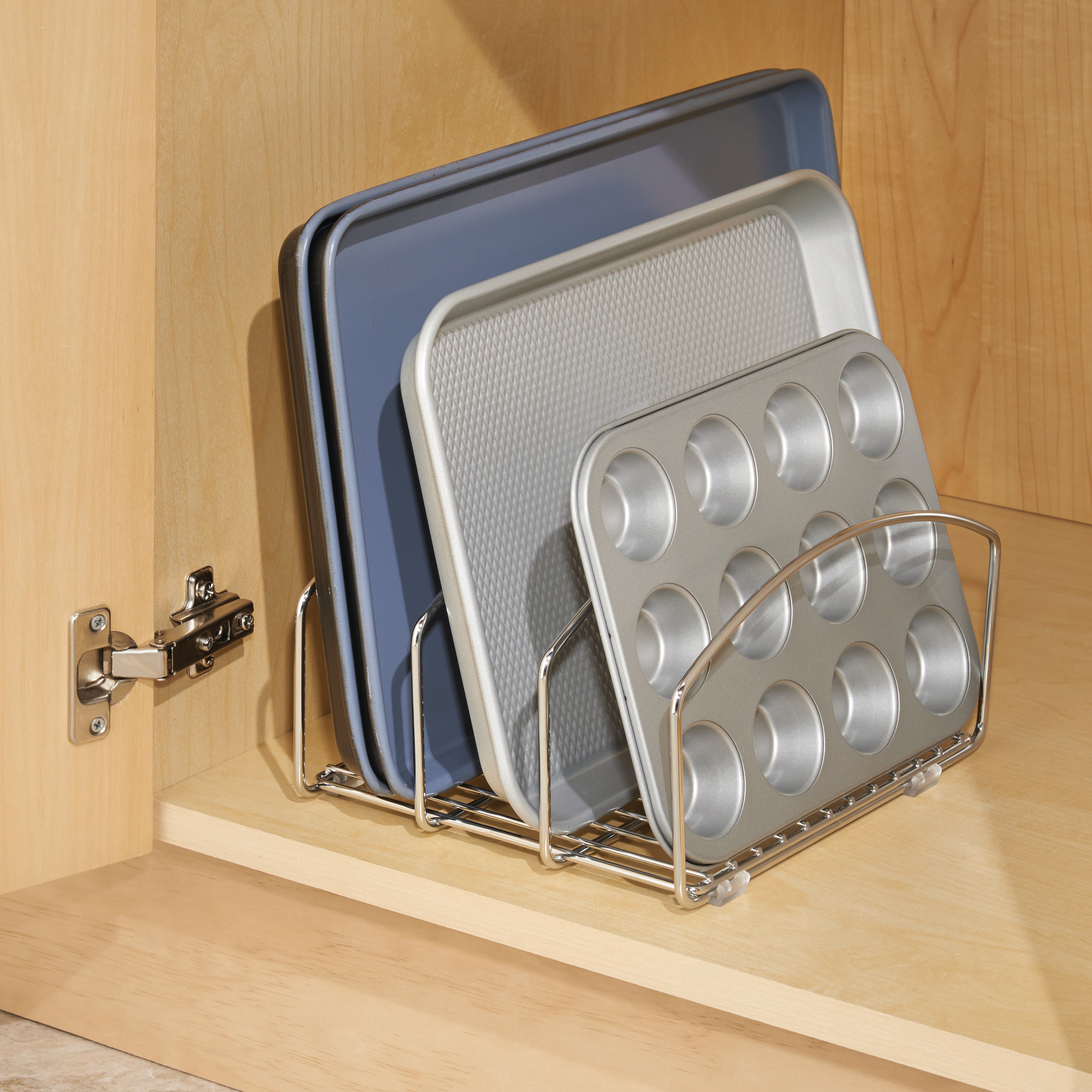 Classico Kitchen Cookware Organizer - Premium Pot and Pan Storage Rack for Cabinets & Drawers - Perfect for Small Spaces, Apartment, and RV Organization