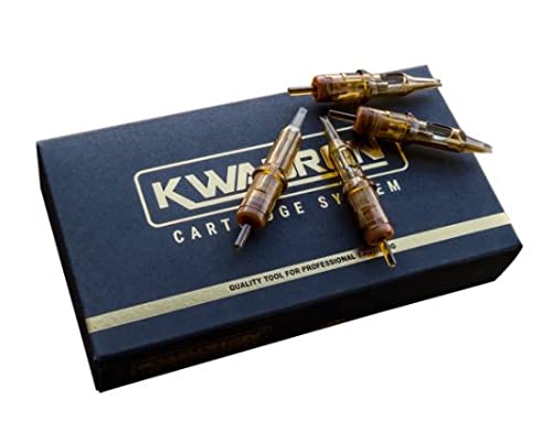 Kwadron Premium Tattoo Cartridge Needles 20-Pack (13SEMLT 0.30mm) - Professional Tattoo Supplies for Artists & Beginners | Perfect for Lining, Shading & Detail Work