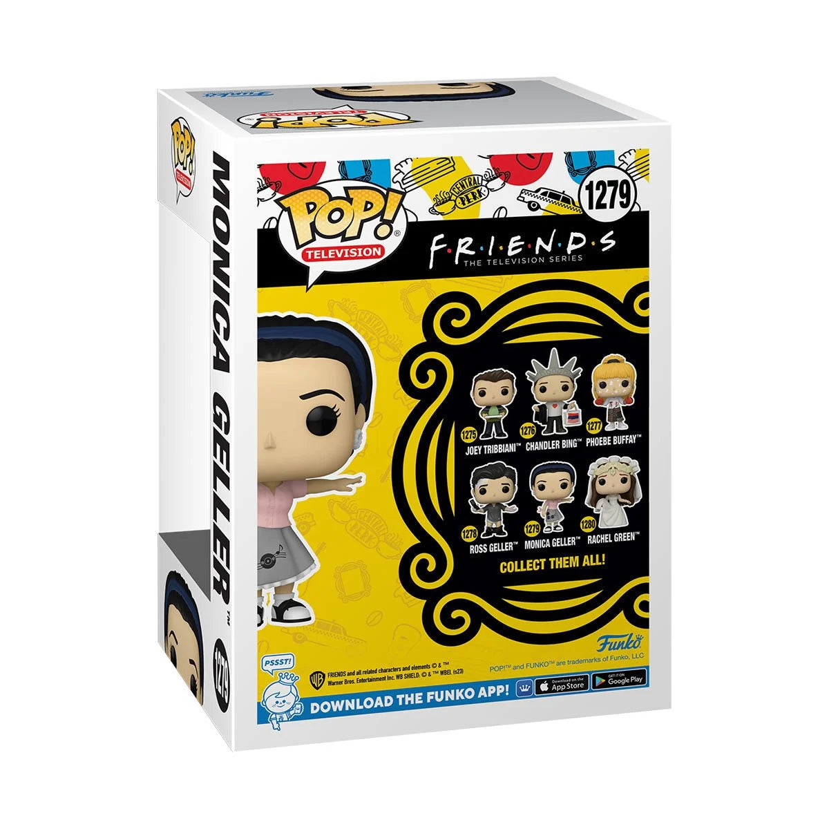 Friends Monica Geller Waitress Funko Pop! Vinyl Figure #1279 - The Perfect Gift for Friends TV Show Fans & Collectors - Great for Home Decor, Office Display, and Pop Culture Collections