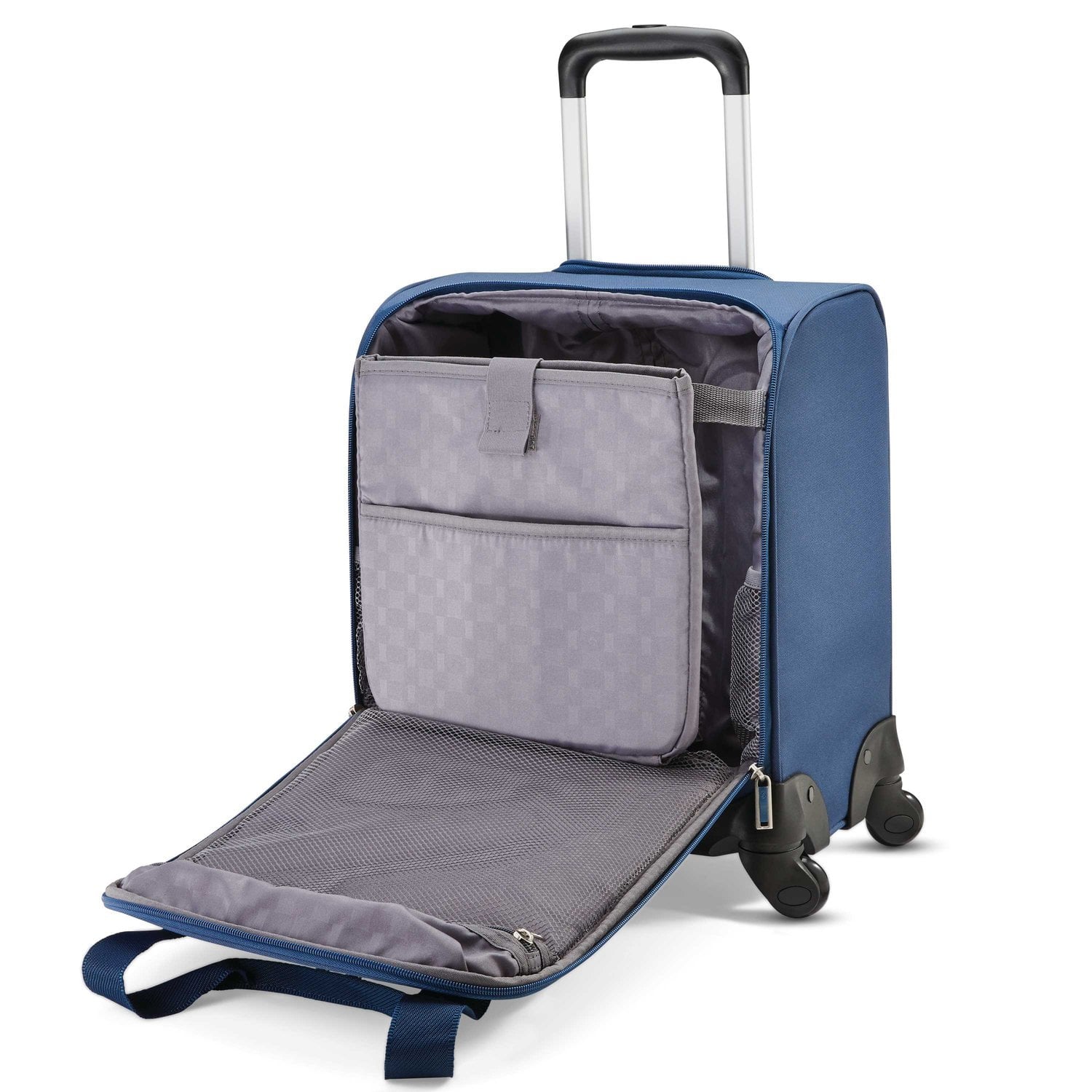 Samsonite Underseater Spinner Luggage with USB Charging Port - Perfect for Air Travel & Business Trips