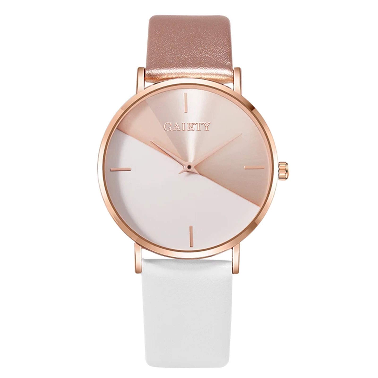 Luxury Rose Gold Watch Band for Men & Women - Casual & Oval Style for Daily Wear