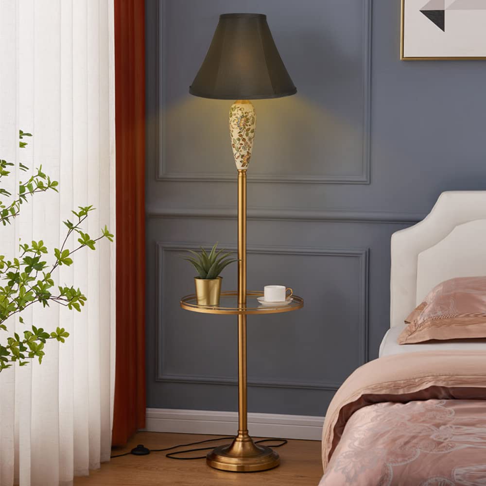2-Pack 10 Inch Drum Lamp Shades - Natural Linen Table Lamp Shades with Spider Fitter for Bedroom Nightstand, Living Room, Office (Black, 6x14x10 Inches) - Handcrafted Small Lamp Shade Set for Cozy Lighting