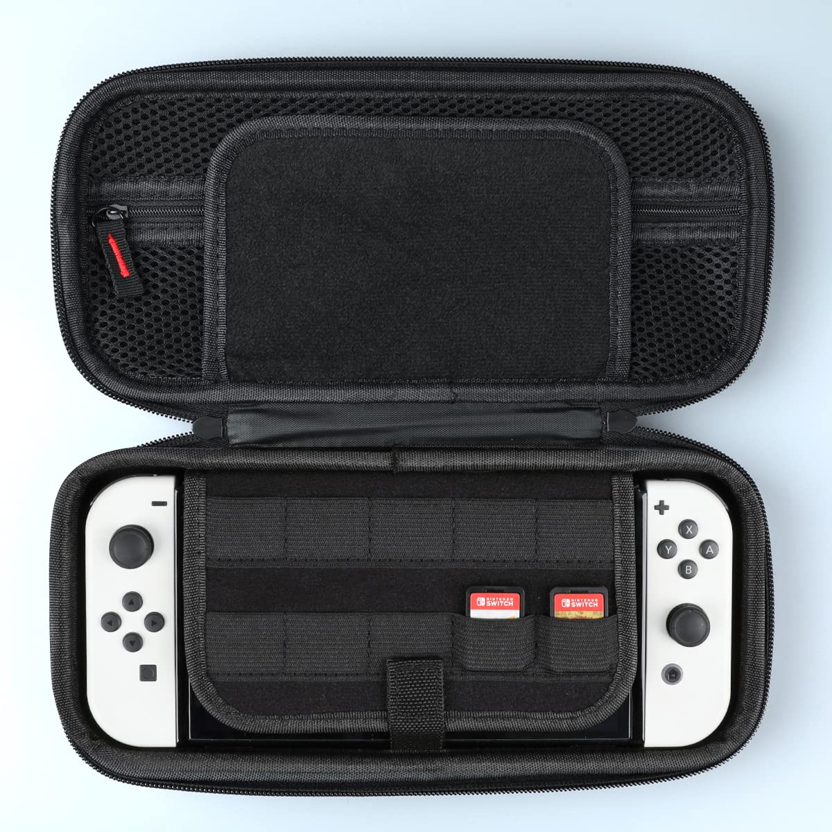 Shockproof EVA Case for Nintendo Switch OLED & Switch - 20 Game Slots, Travel Protection