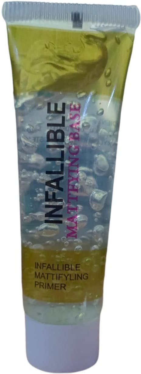 INFALLIBLE MATTIFYING BASE GEL TUBE PRIMER - Oil-Control Makeup Primer for Flawless Matte Finish | Perfect for Oily Skin & Long-Lasting Makeup Application