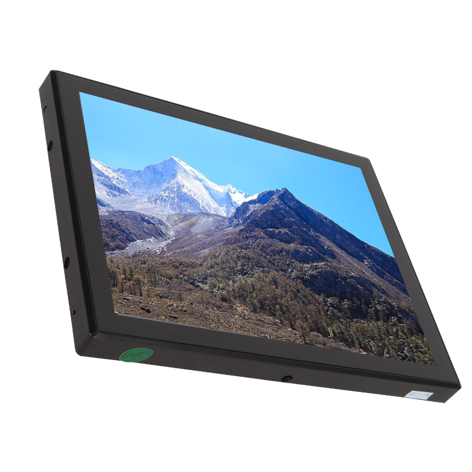 8 Inch Touchscreen Monitor with Capacitive Multi-Touch & LED Backlit Display - 1024x768 Resolution, VGA Inputs (US Plug) - Ideal for Supermarket POS, Restaurant Kiosks, Retail Displays & Digital Signage