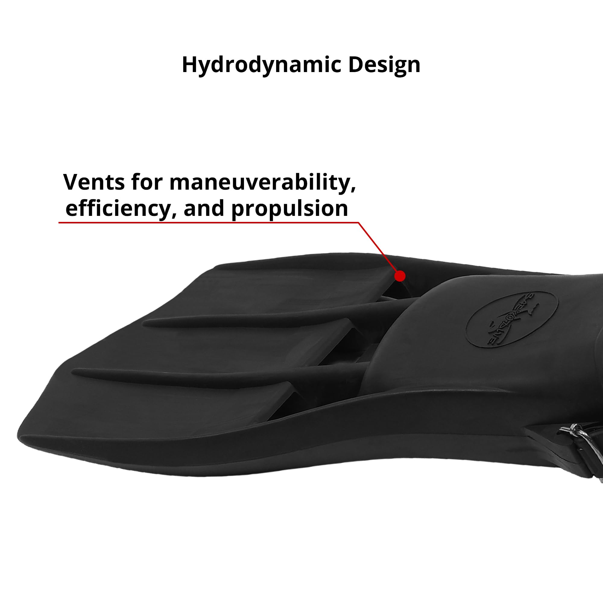 Professional Marine Military Rubber Diving Fins with Adjustable Heel Straps - High Performance Scuba Fins & Snorkeling Gear for Adults - Perfect for Deep Sea Diving, Snorkeling Adventures & Water Sports
