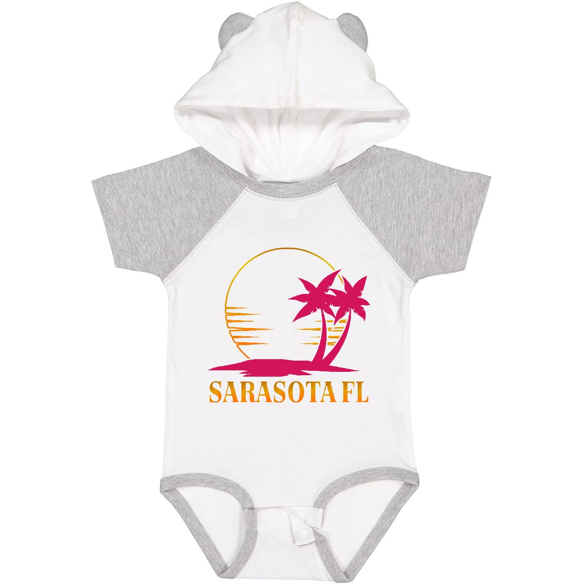 Inktastic Sarasota Florida Sunset Beach Vacation Baby Bodysuit - Soft Cotton Infant Onesie for Boys & Girls - Perfect for Beach Trips, Family Vacations & Photo Shoots