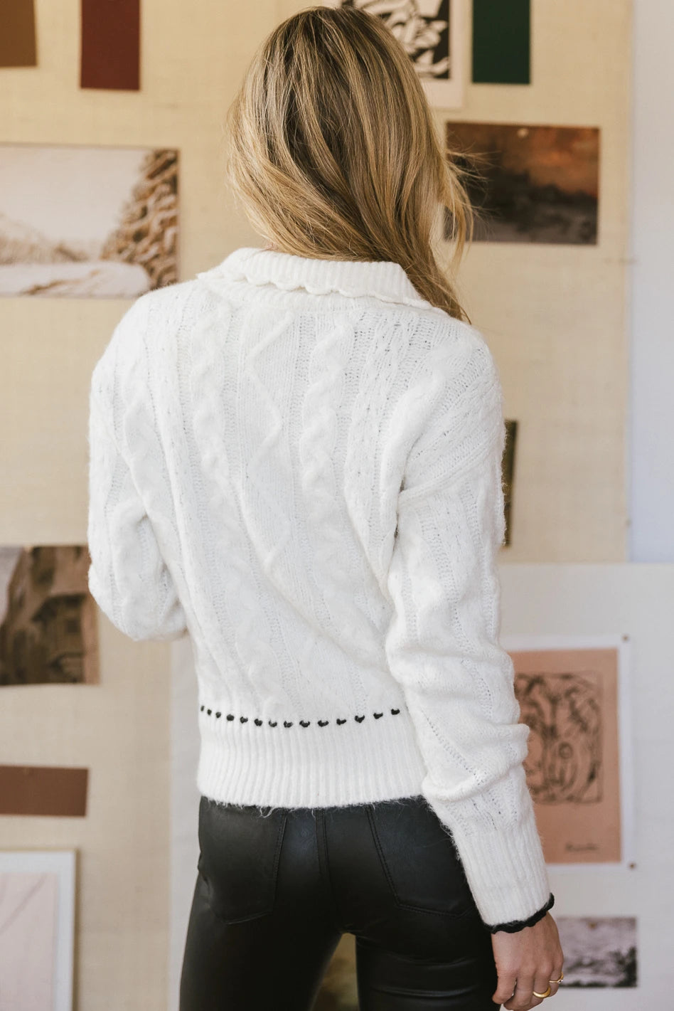 Stylish Ivy Cable Knit Sweater for Women - Cozy Winter Pullover - Perfect for Casual Outfits & Holiday Gatherings