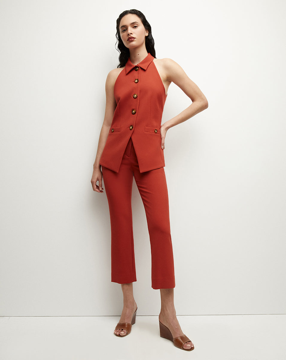 Arte Pant Brick Red - Stylish and Comfortable Women's Pants for Casual Wear, Office, and Everyday Outfits