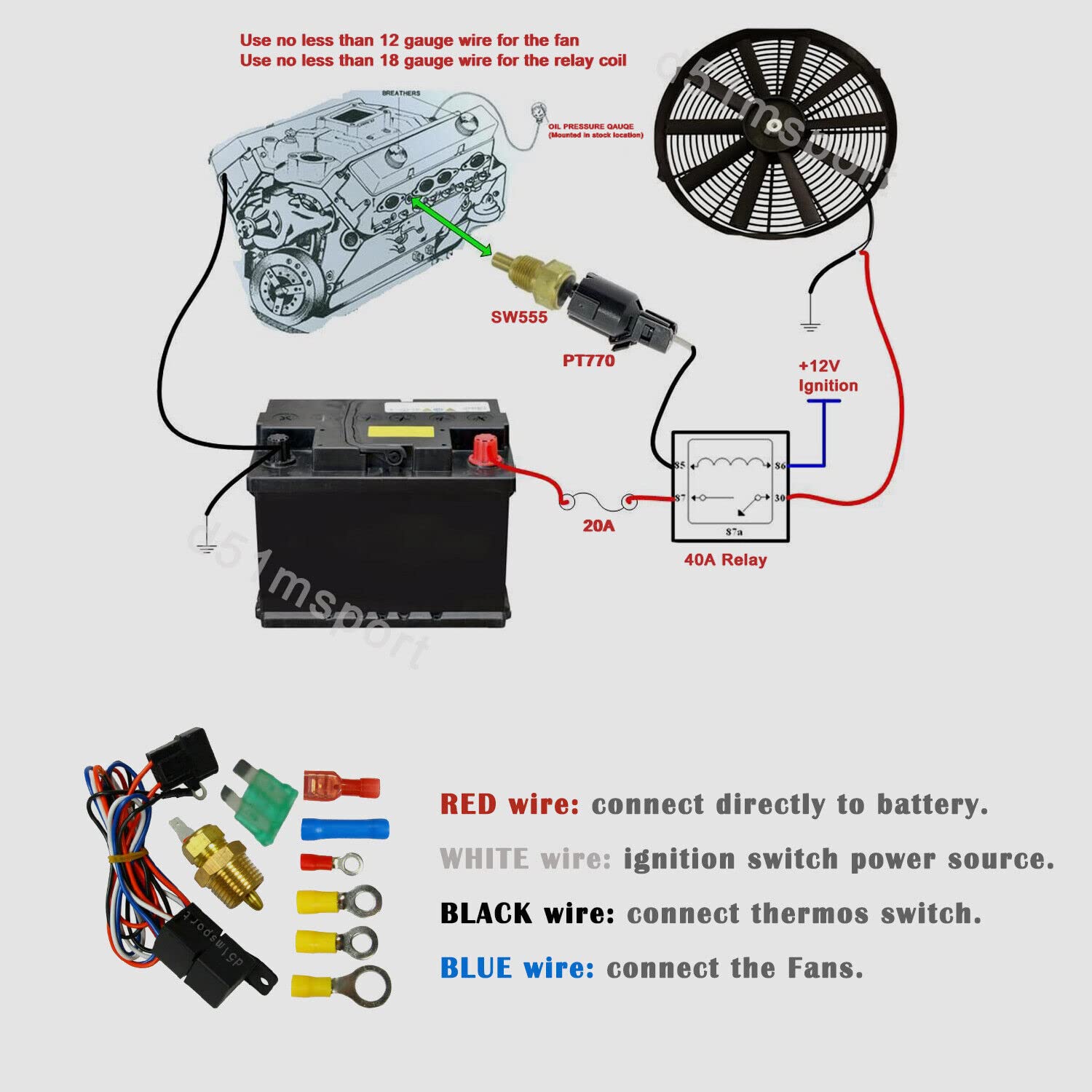 ALLOYWORKS 3-Row Aluminum Radiator with Shroud Fan & Relay Kit for 1979-1993 Dodge D/W Series 100-450 & Ramcharger | 5.2L 5.9L V8 Engine | Heavy-Duty Cooling Upgrade for Off-Road & Towing
