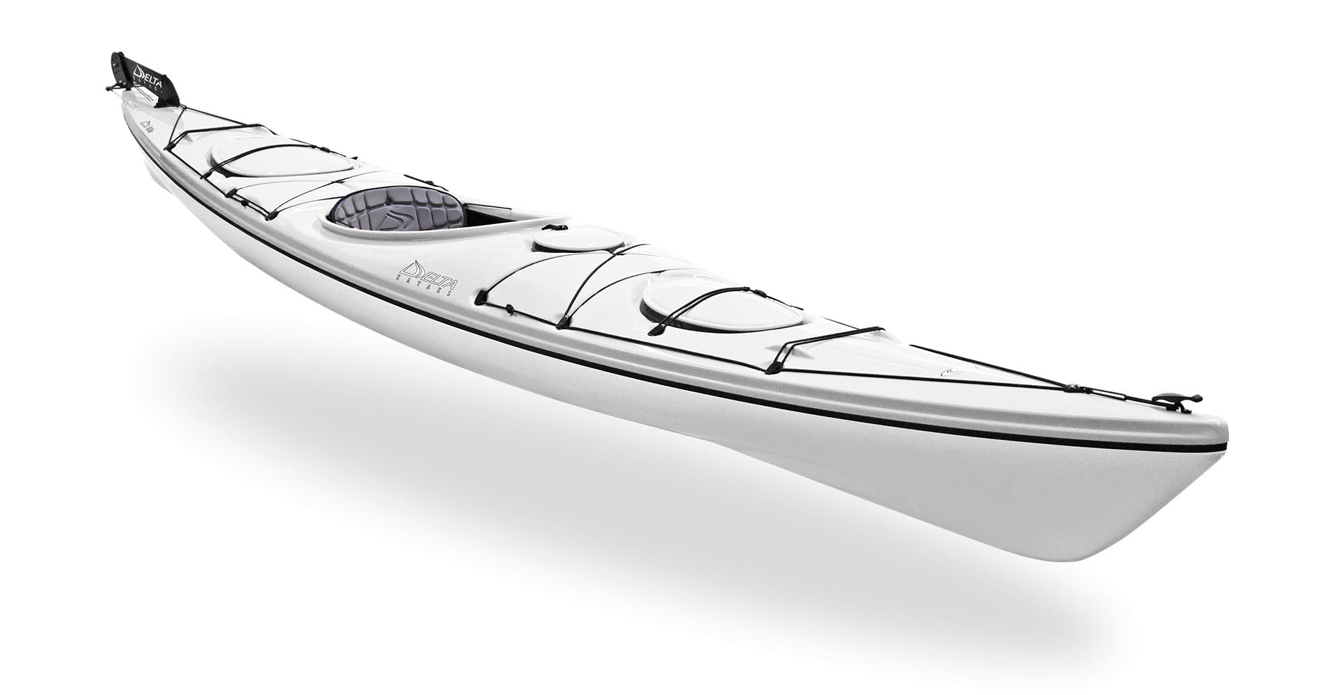 Delta 15.5GT Kayak with Rudder System - Lightweight Touring Kayak for Lakes & Rivers | Perfect for Fishing, Camping and Water Exploration