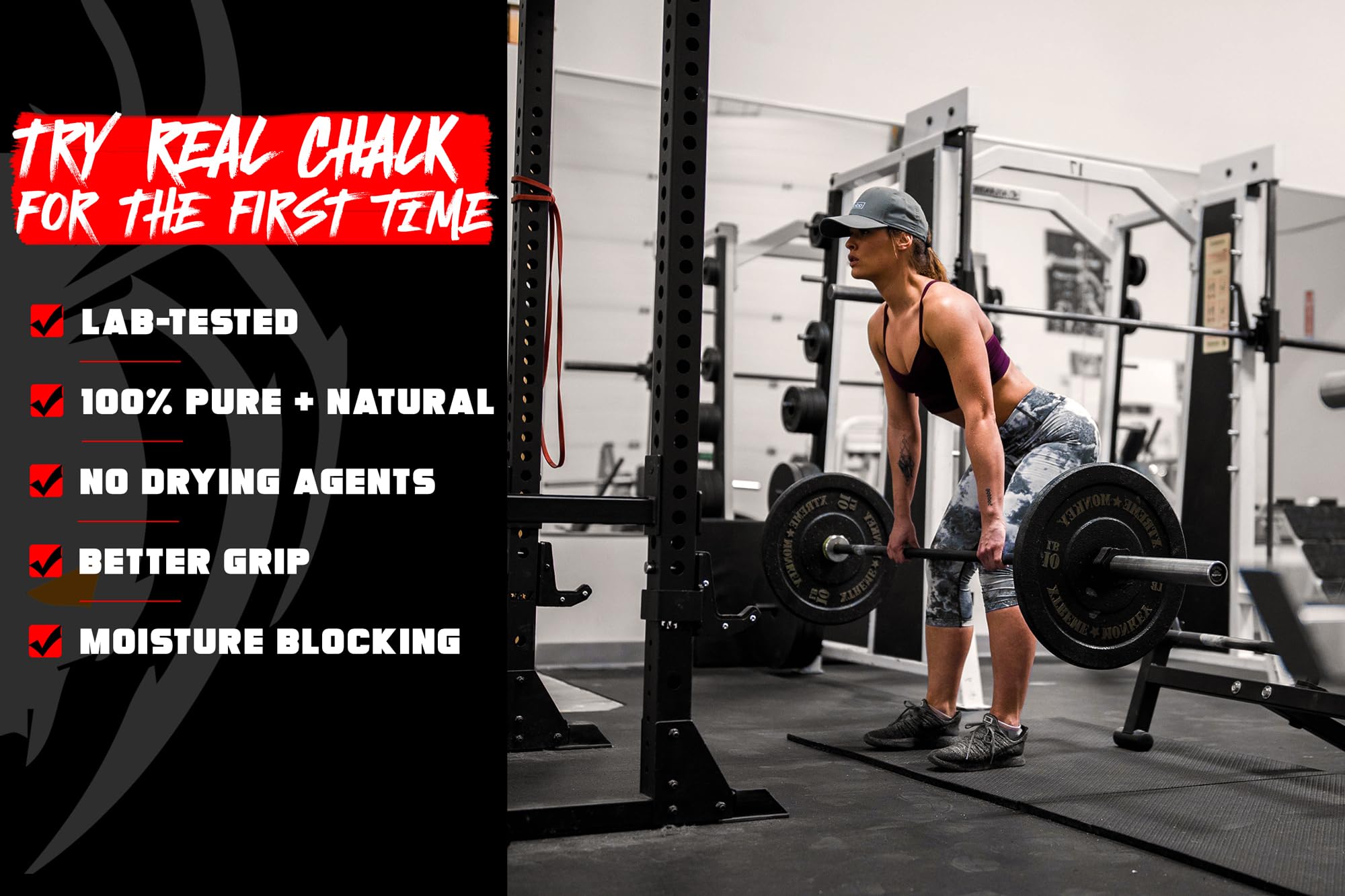 Premium SPIDER CHALK 12oz Gym Chalk - Lab-Grade Magnesium Carbonate Blocks & Chunky Powder for Rock Climbing, Weightlifting, Powerlifting | Made in USA | Ideal for Grip Enhancement in CrossFit, Gymnastics & Outdoor Sports