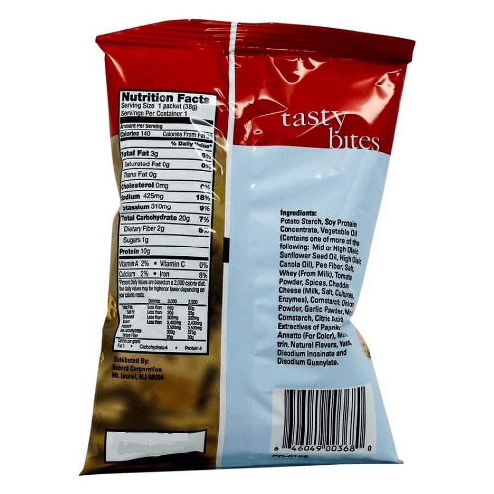 Diet Protein To Go - Party Mix Tasty Bites | 10g Protein, Low Fat, Low Sugar, Gluten Free Healthy Snacks | 7 Bags (Pizza Flavor) | Perfect for Weight Loss, Gym Workouts & On-the-Go Nutrition