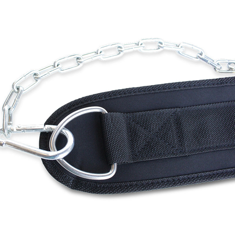 Weight Lifting Dip Belt for Strength Training - Heavy Duty Neoprene Workout Belt with Chain for Pull Ups, Dips, and Bodyweight Exercises - Perfect for Gym, Home Fitness, and CrossFit Training