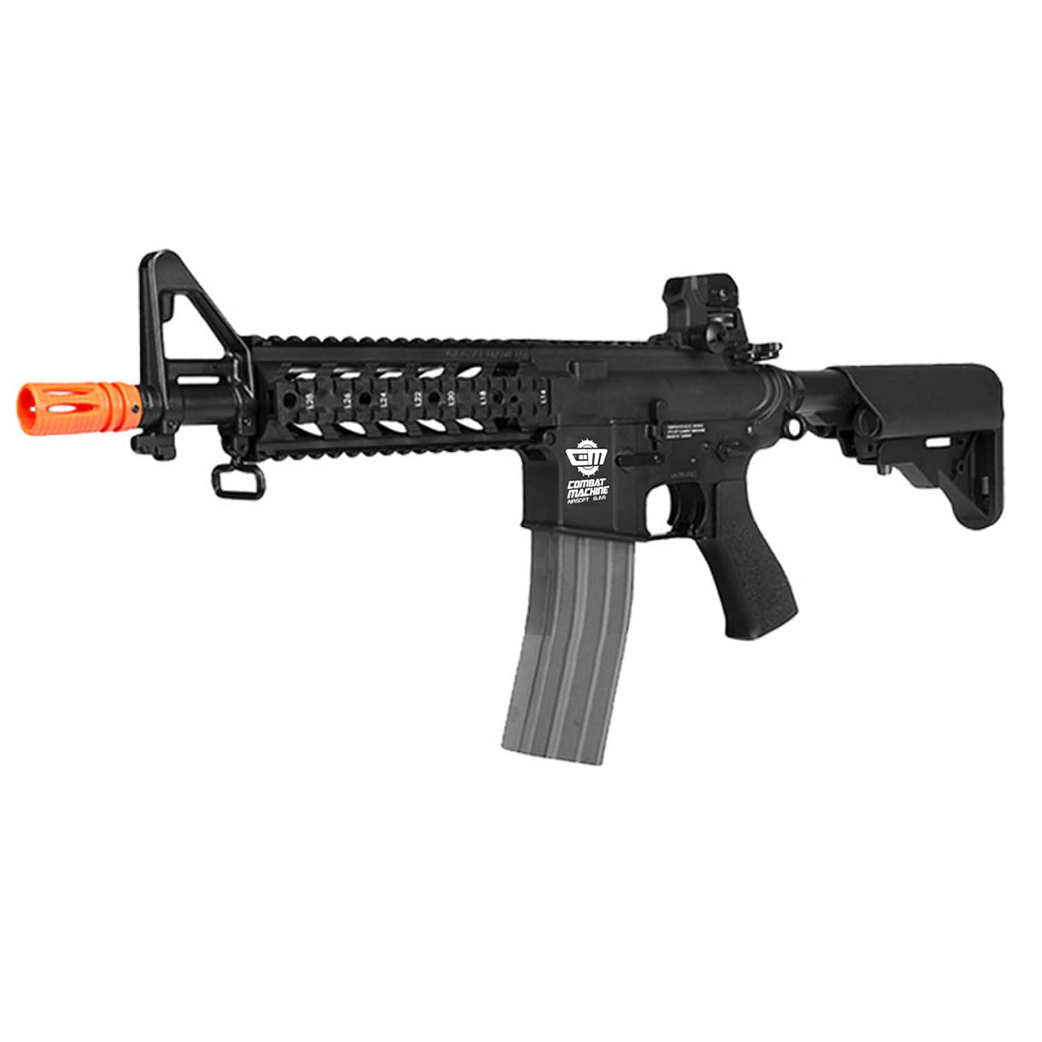 G&G Airsoft Combat Machine M4 Raider - High Performance Full Metal Gearbox AEG Rifle with Integrated RAS & Crane Stock | Perfect for Airsoft Battles, Tactical Training & Outdoor Shooting Games