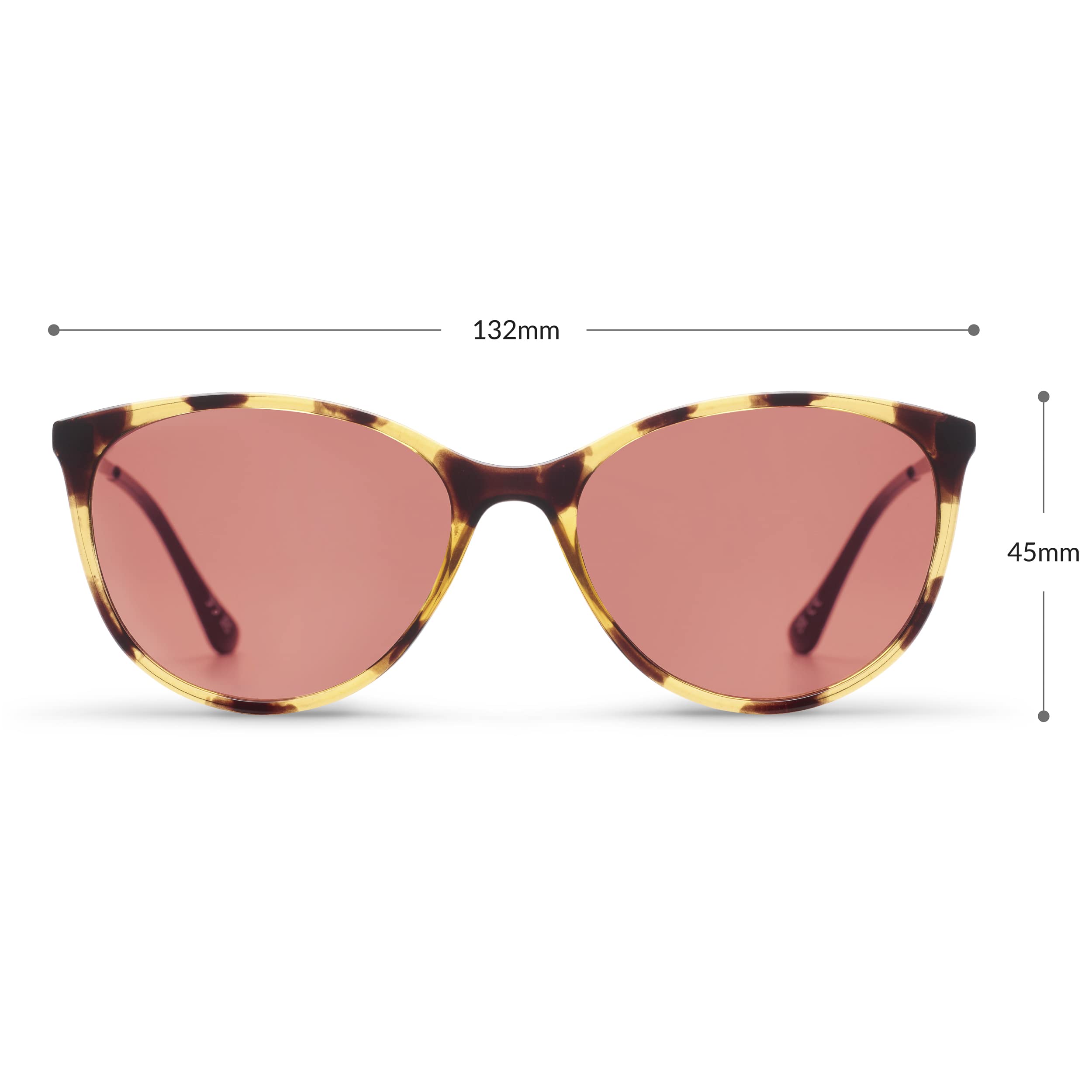 BluBloc Liberty FL41 Blue Light Blocking Glasses for Women - Migraine Relief, Light Sensitivity Protection, Computer & Screen Use, Gaming, Reading, Night Driving, Indoor & Outdoor Wear