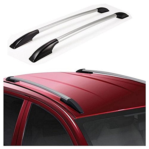 GOLSM Silver Car Roof Rails for Chevrolet Aveo – Heavy Duty Roof Rack for SUV, Cargo Carrier, Outdoor Adventure & Road Trips