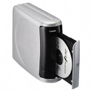 Casio CW-100-IH CD Label Printer - Professional Disc Label Maker for Music, Movies & Data | Perfect for Home, Office & Studio Use