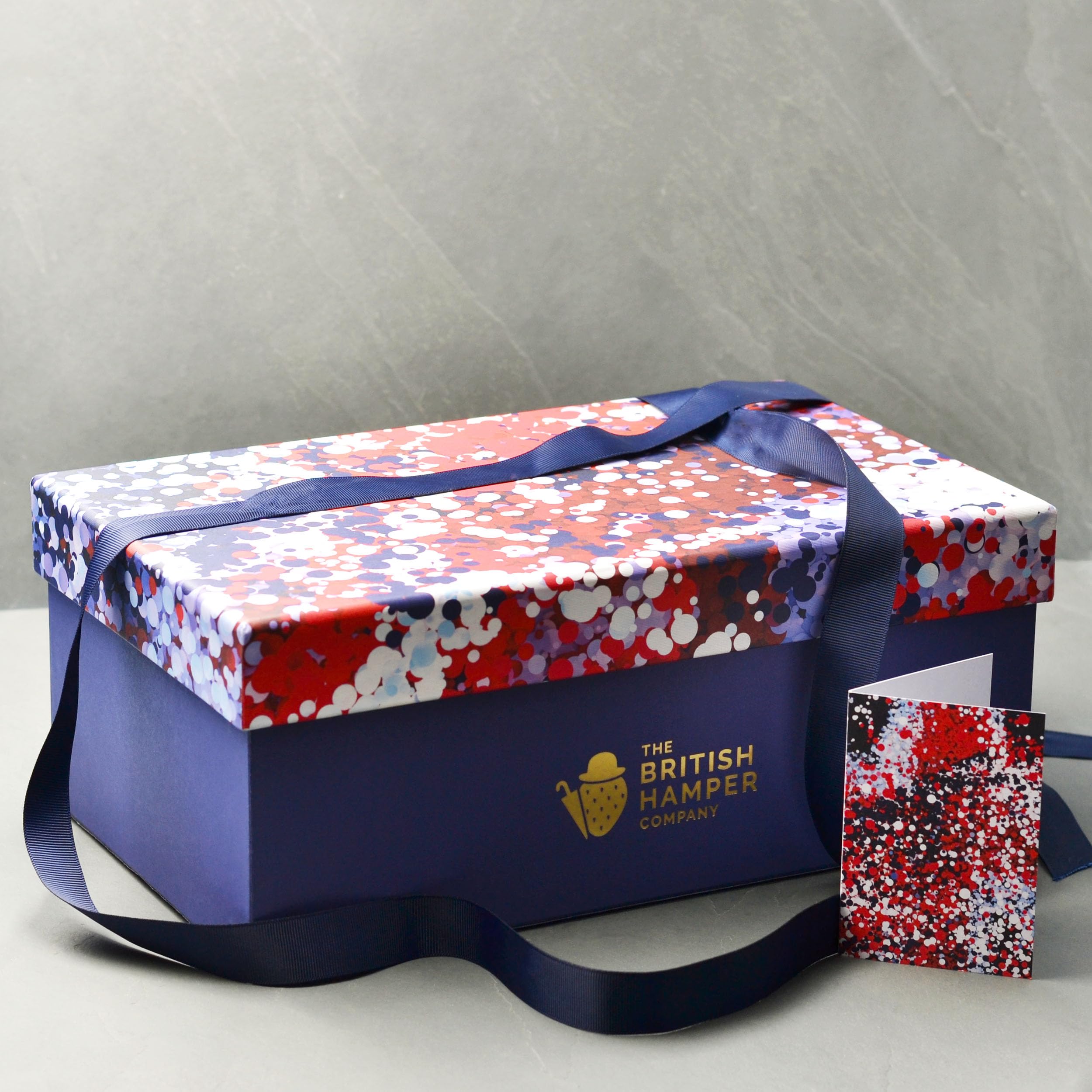 Premium British Food Gift Basket with Gift Card - Gourmet Snacks, Tea & Biscuits - Perfect for Holidays, Birthdays & Corporate Gifts