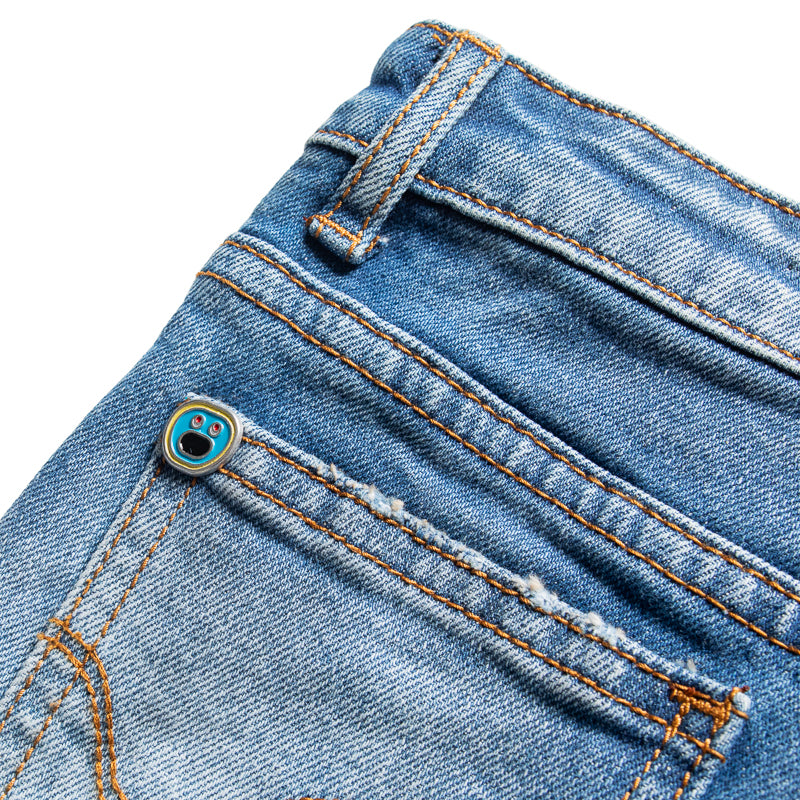 Kids Ice Cream Lemon Jeans - Soft & Comfortable Denim Pants for Boys & Girls - Perfect for Playdates, School & Everyday Wear