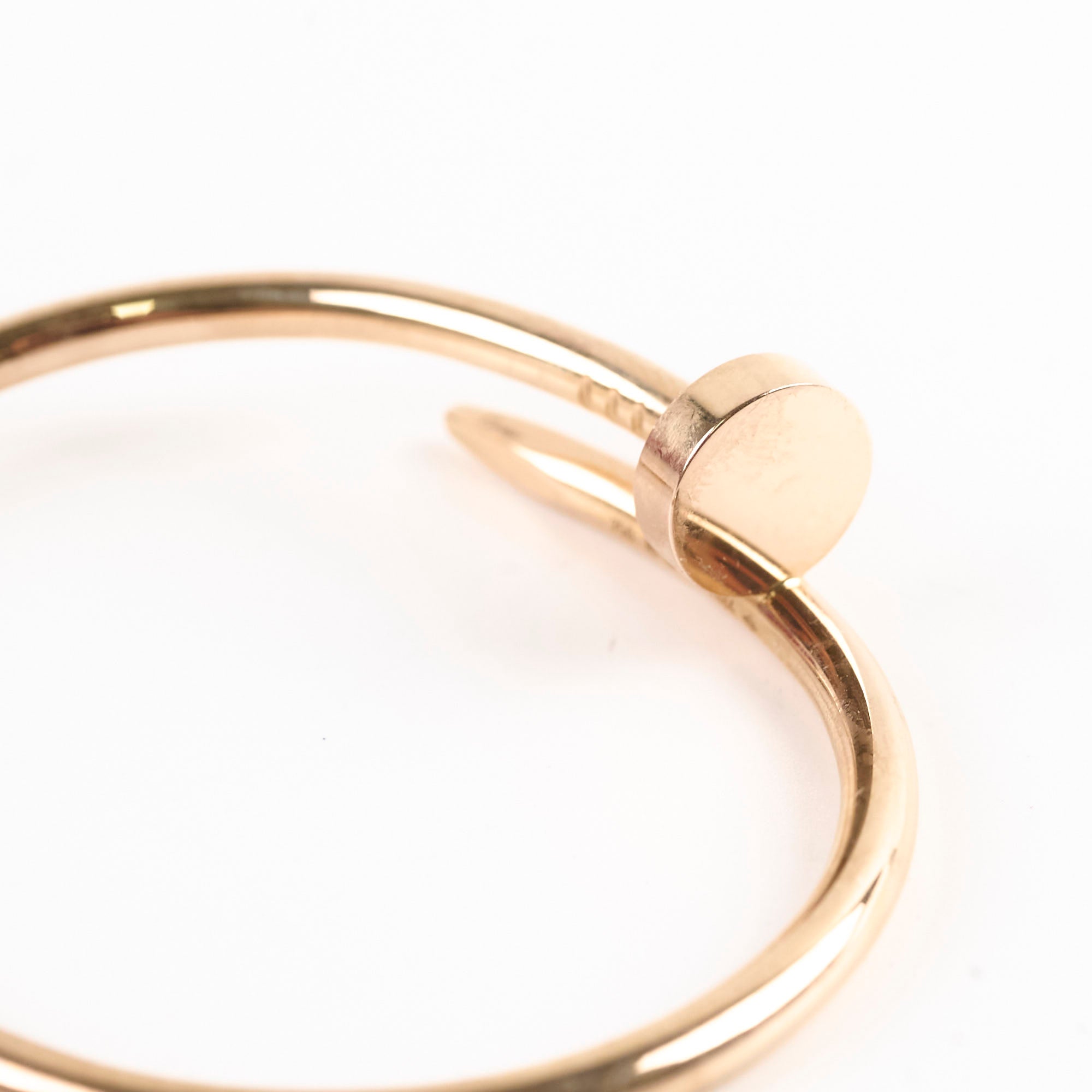 Cartier Juste Un Clou Bracelet 18K Rose Gold Size 16 - Luxury Nail Bangle for Women, Perfect for Gifts, Parties & Special Occasions