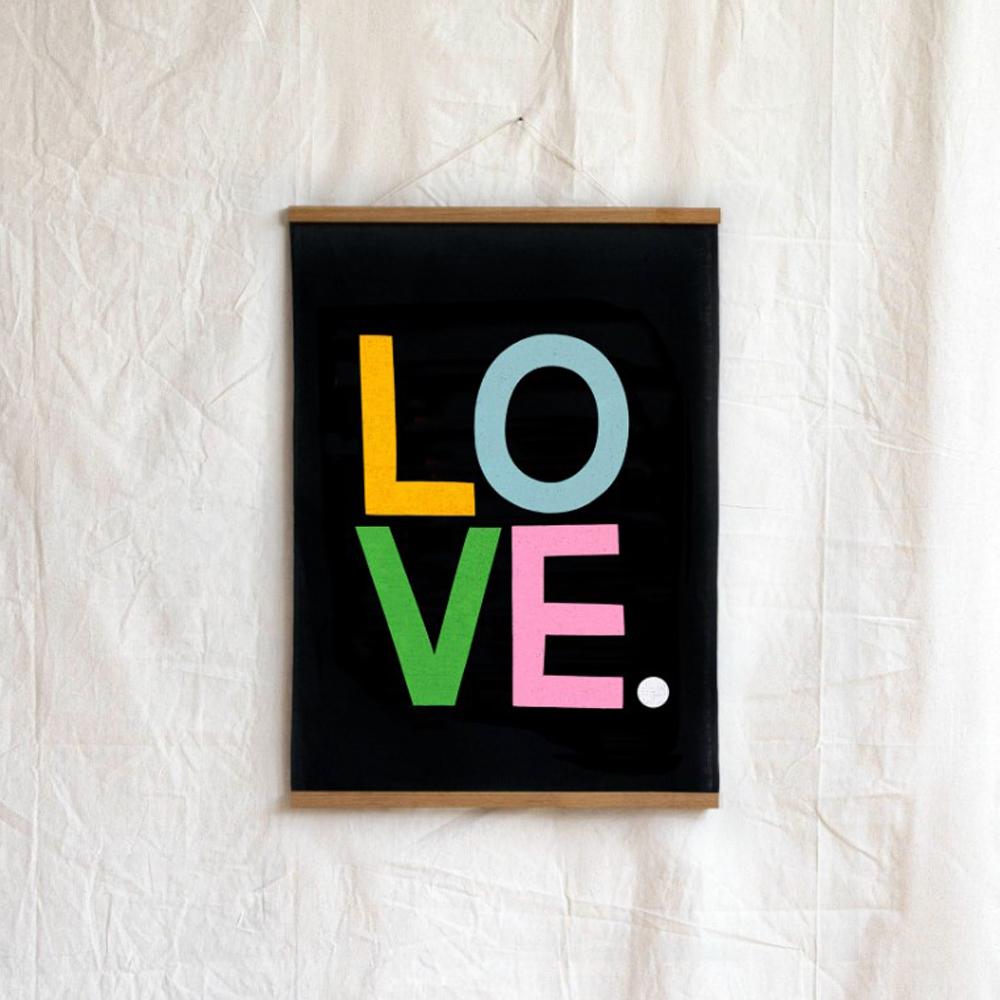Big Love Art Tea Towel - High Quality Cotton Kitchen Towel for Drying Dishes, Decor, and Gift Giving - Perfect for Home, Kitchen, and Hostess Gifts