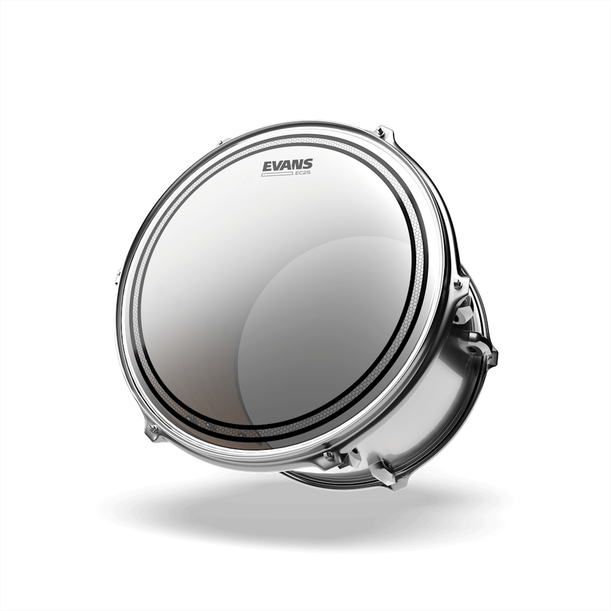 EVANS EC2 Coated Drum Head 15 Inch - Premium Drum Skin for Snare and Tom Drums - Perfect for Live Performances and Studio Recording