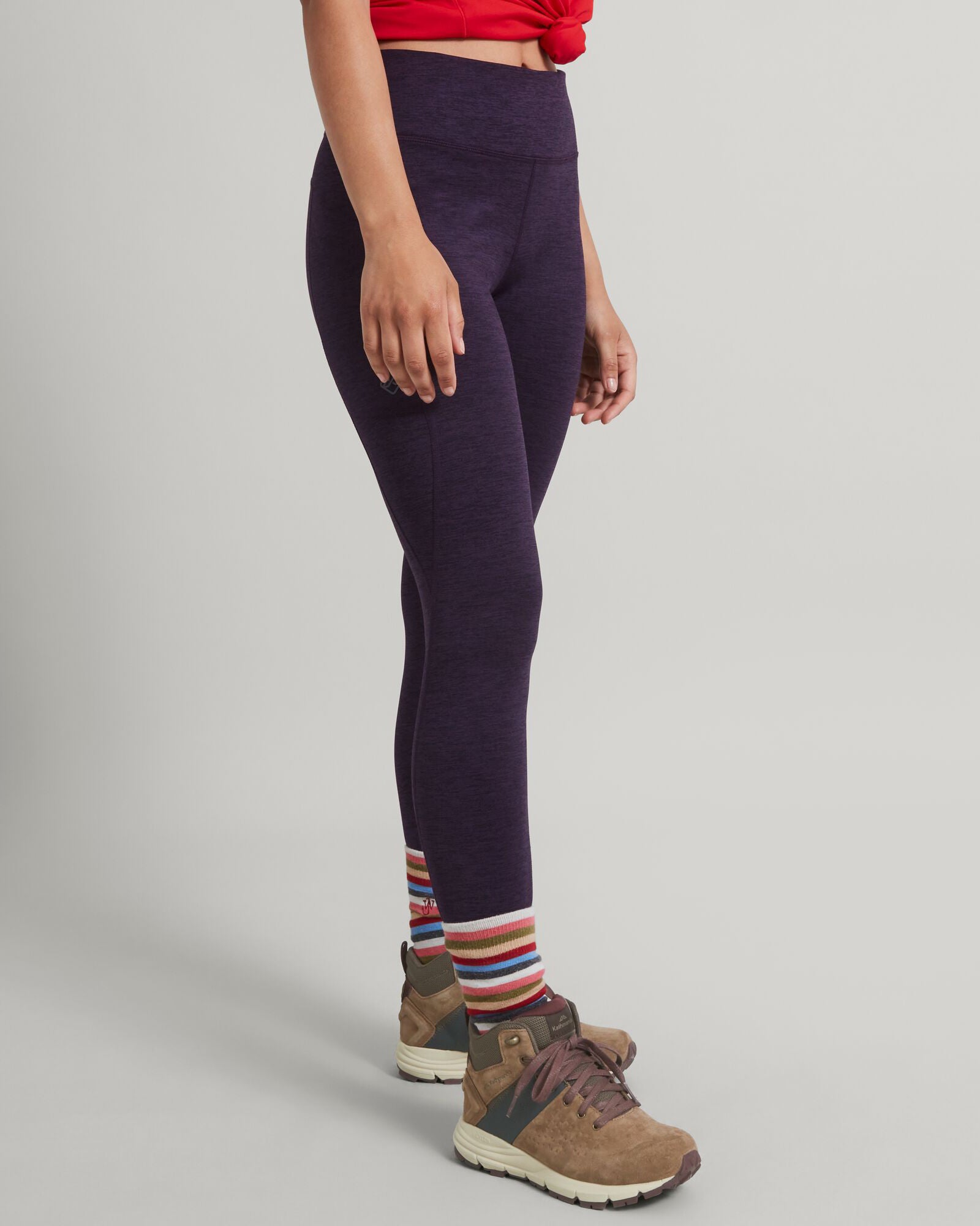 ULT Hike Winter Women's Leggings - Thermal Fleece Lined Cold Weather Hiking Pants for Outdoor Activities, Running & Snow Sports
