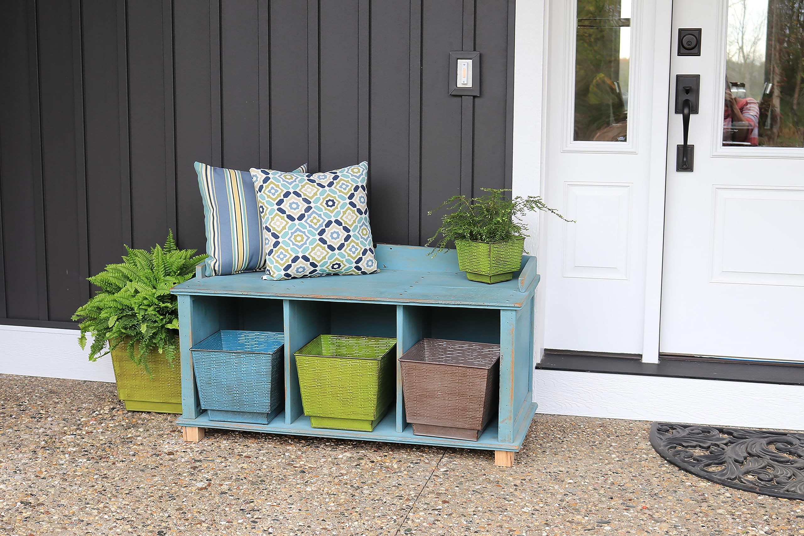 Robert Allen Home & Garden MPT01429 6-Foot Rivermist Planter - 6 Inch Prescott Indoor/Outdoor Flower Pot for Patio, Garden & Home Decor