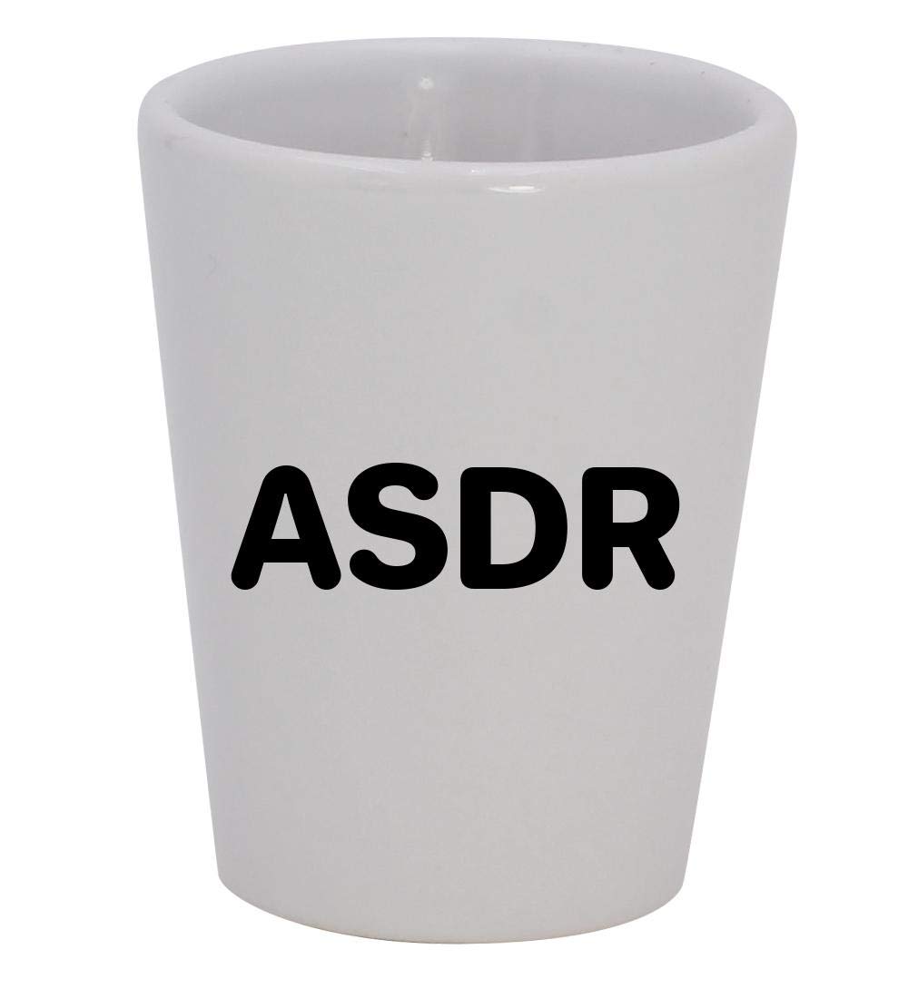 ASDR - 1.5oz Ceramic White Shot Glass - Perfect for Whiskey, Tequila, and Cocktails - Ideal for Bars, Parties, and Home Entertaining