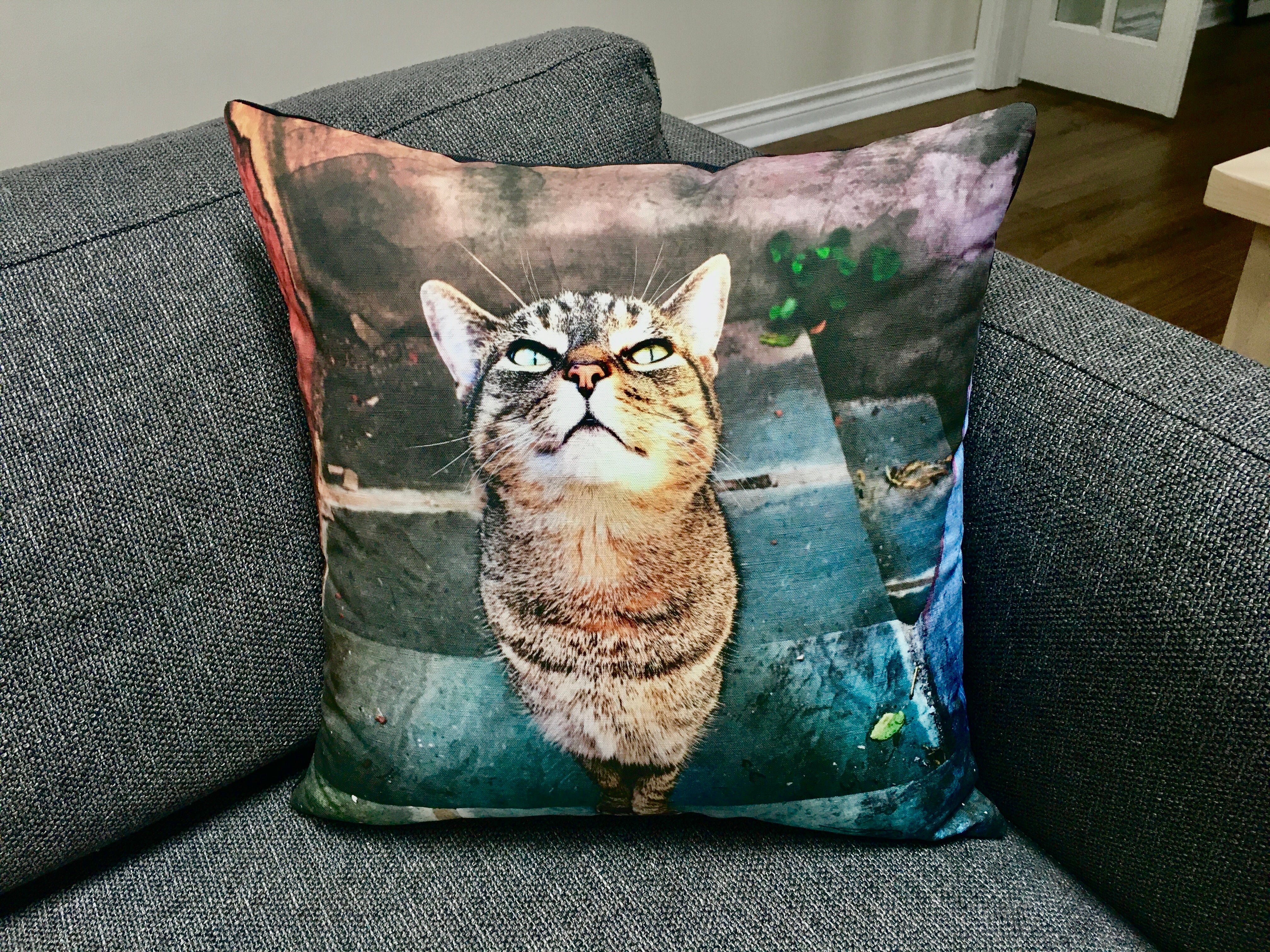 Custom Photo Throw Pillow - Personalized Printed Cushion Cover - Perfect for Home Decor, Gifts & Sofa Bedroom Decorations