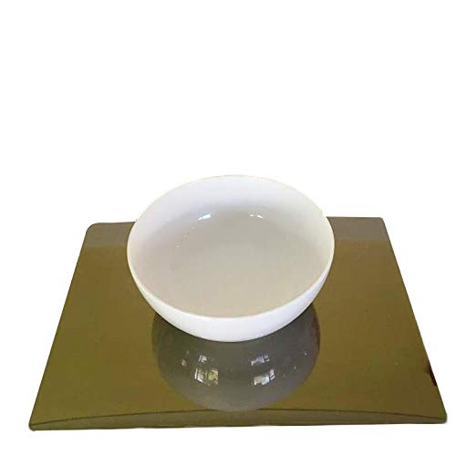 Premium Bronze Mirror Rectangular Placemat Set - 6 Pack Elegant Table Mats for Dining, Kitchen, and Party Decor - Durable & Stylish Home Accessories
