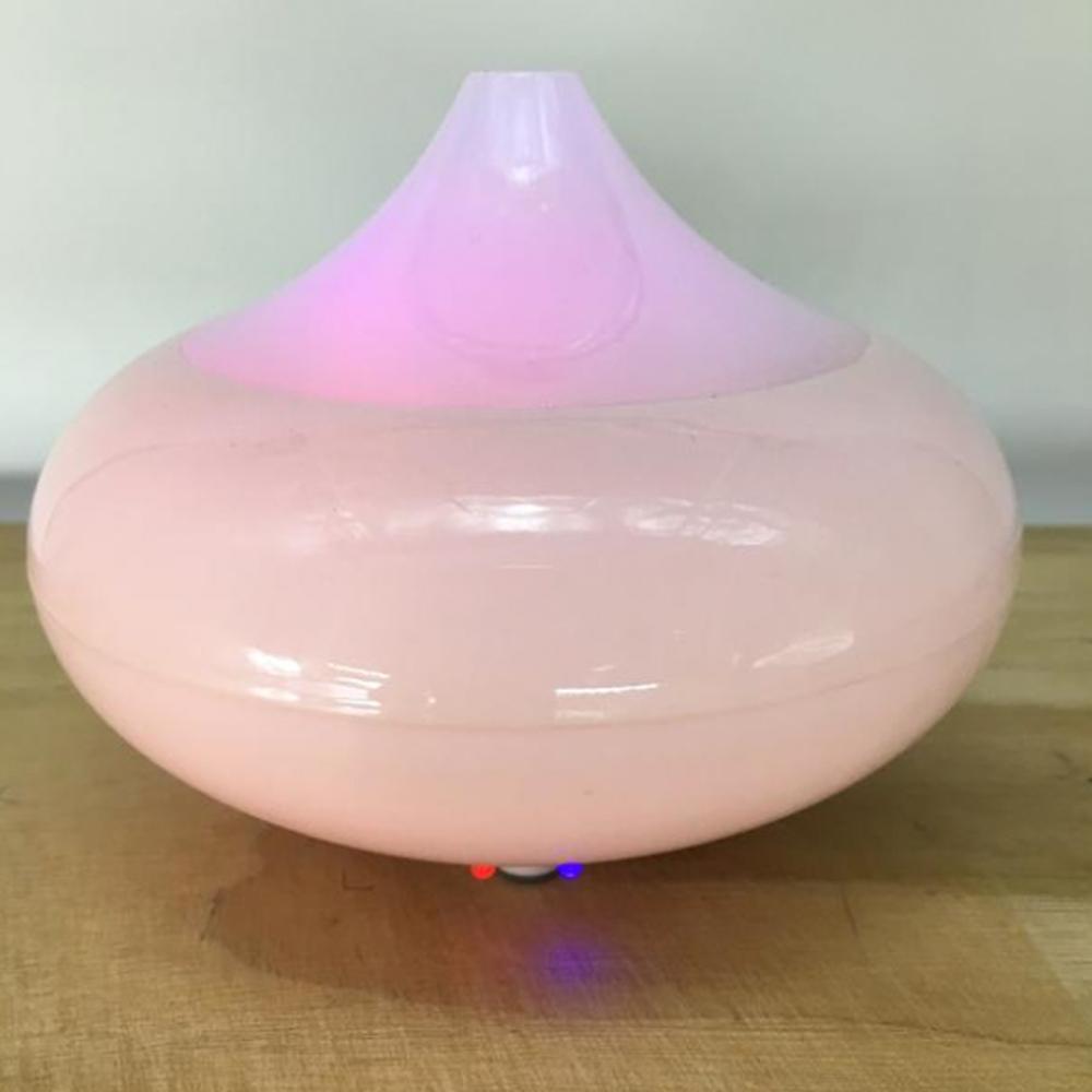 Soft Pink Aroma Diffuser with LED Lights - Perfect for Home, Office, and Yoga Relaxation