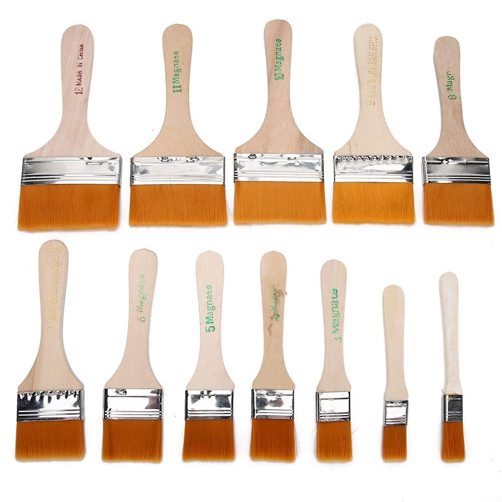 Professional Paint Brushes Set for Oil & Acrylic Painting - Wooden Handle Artist Brushes for Canvas, Watercolor & Fine Art - Perfect for Studio, Classroom & DIY Home Decor Projects