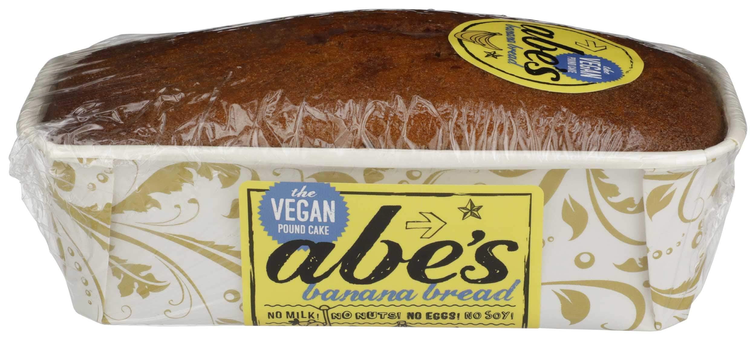 Vegan Banana Bread Pound Cake - 14 Ounce (6 Pack) | Gluten-Free, Dairy-Free Snack for Breakfast, Dessert & On-The-Go