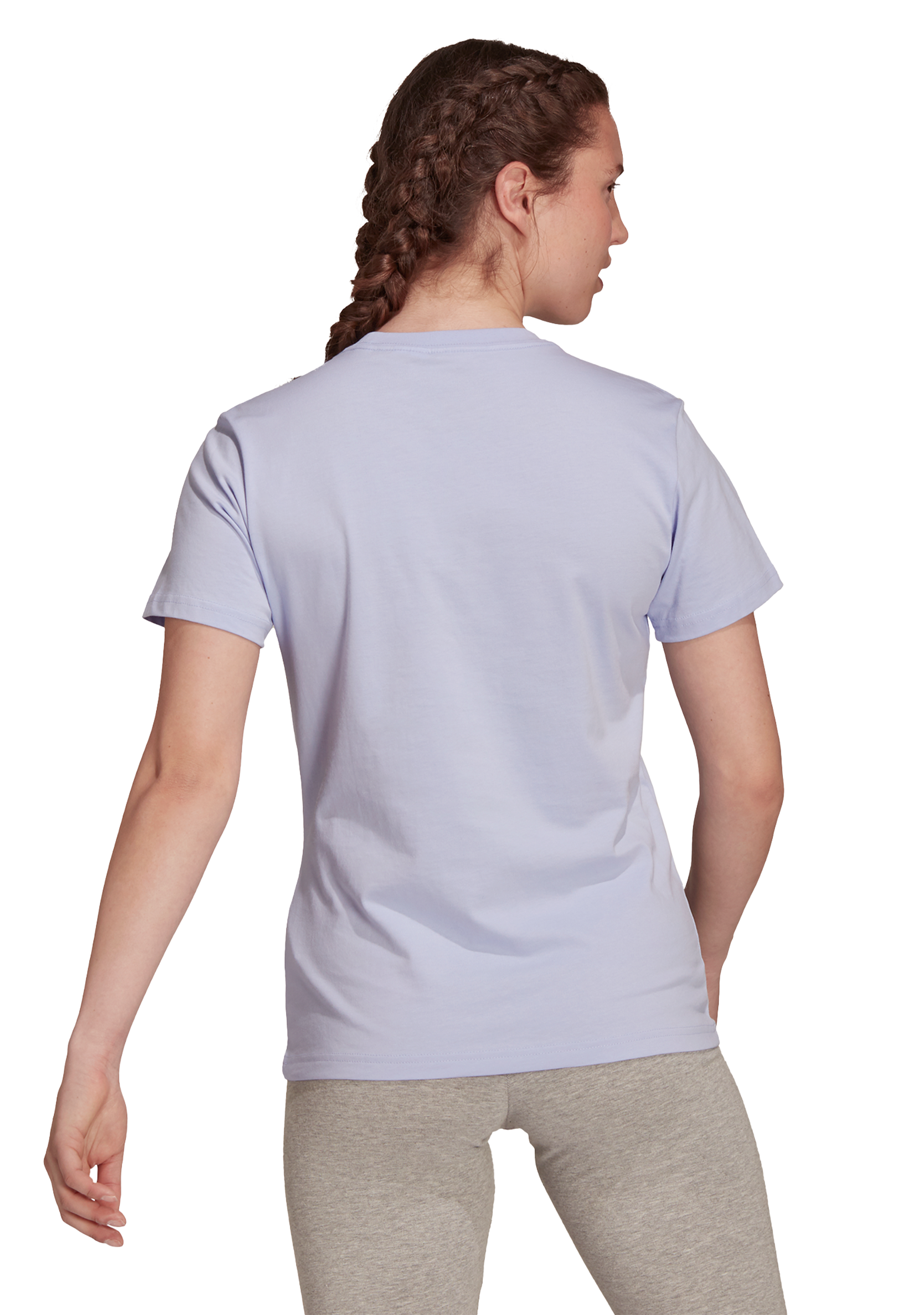 Adidas Women's Big Logo T-Shirt - Casual Short Sleeve Cotton Tee for Everyday Wear, Gym & Street Style