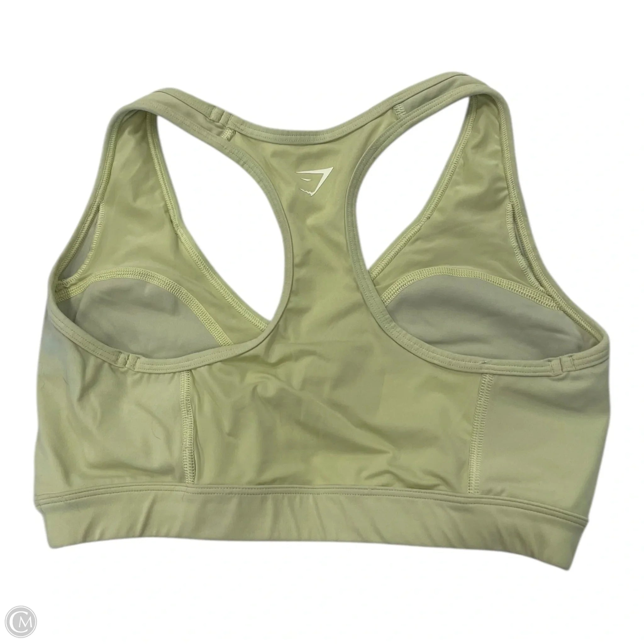 Gym Shark Green Athletic Sports Bra for Women - Size S - High Support Workout Top for Running, Yoga & Gym