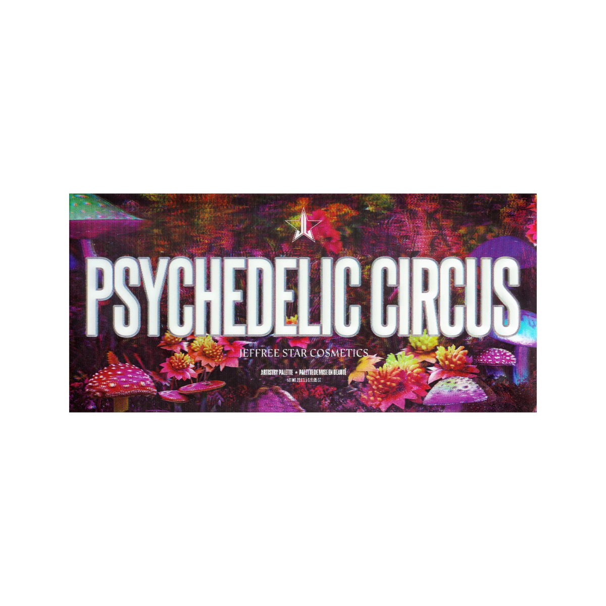 Psychedelic Circus Artistry Palette - Vibrant Color Makeup Set for Bold & Creative Looks - Perfect for Halloween, Costume Parties & Festival Makeup