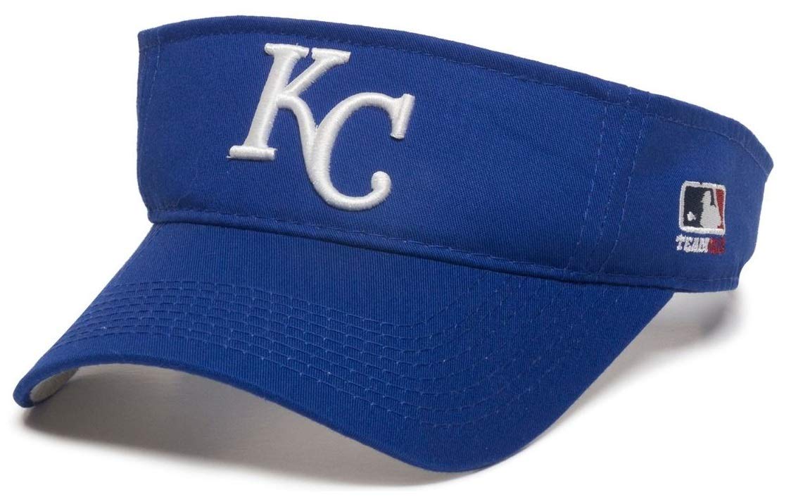 Kansas City Royals MLB Licensed Adjustable Velcro Baseball Visor - Perfect for Games, Outdoor Sports & Fan Gear Collection