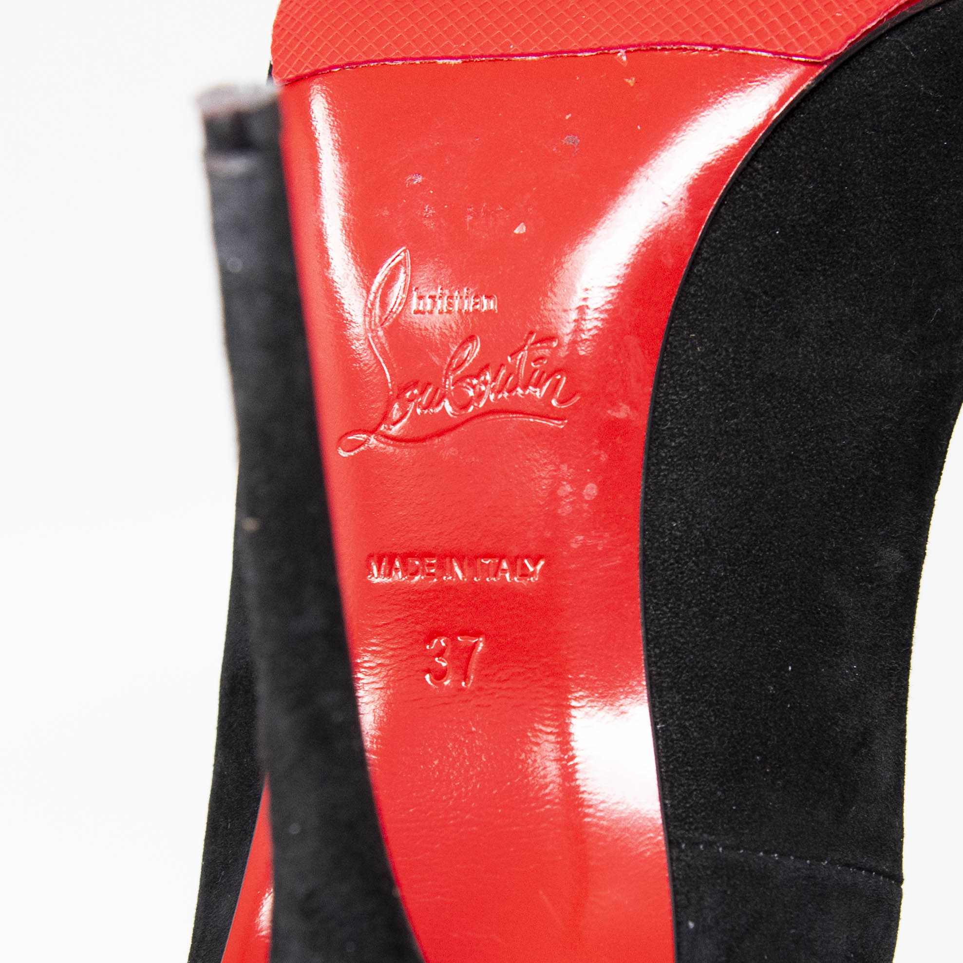 Christian Louboutin Black So Kate 120mm Patent Leather Pumps Size 37 - Elegant Pointed Toe High Heels for Women, Perfect for Evening Parties, Weddings & Special Occasions