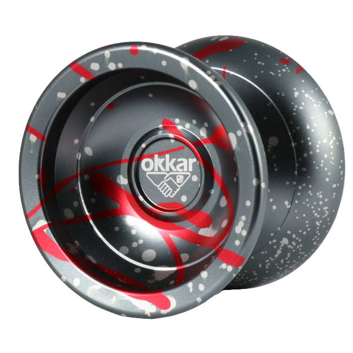 Grey / Red / Silver Splash