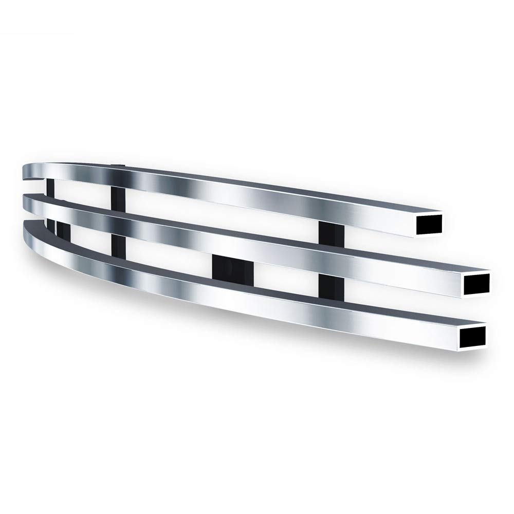APS Compatible Toyota Tacoma 2005-2011 TRD Sport Hood Scoop Stainless Steel Silver Horizontal Billet Front Grill Insert T66501C - Upgrade Your Truck's Style for Off-Road Adventures & Car Shows
