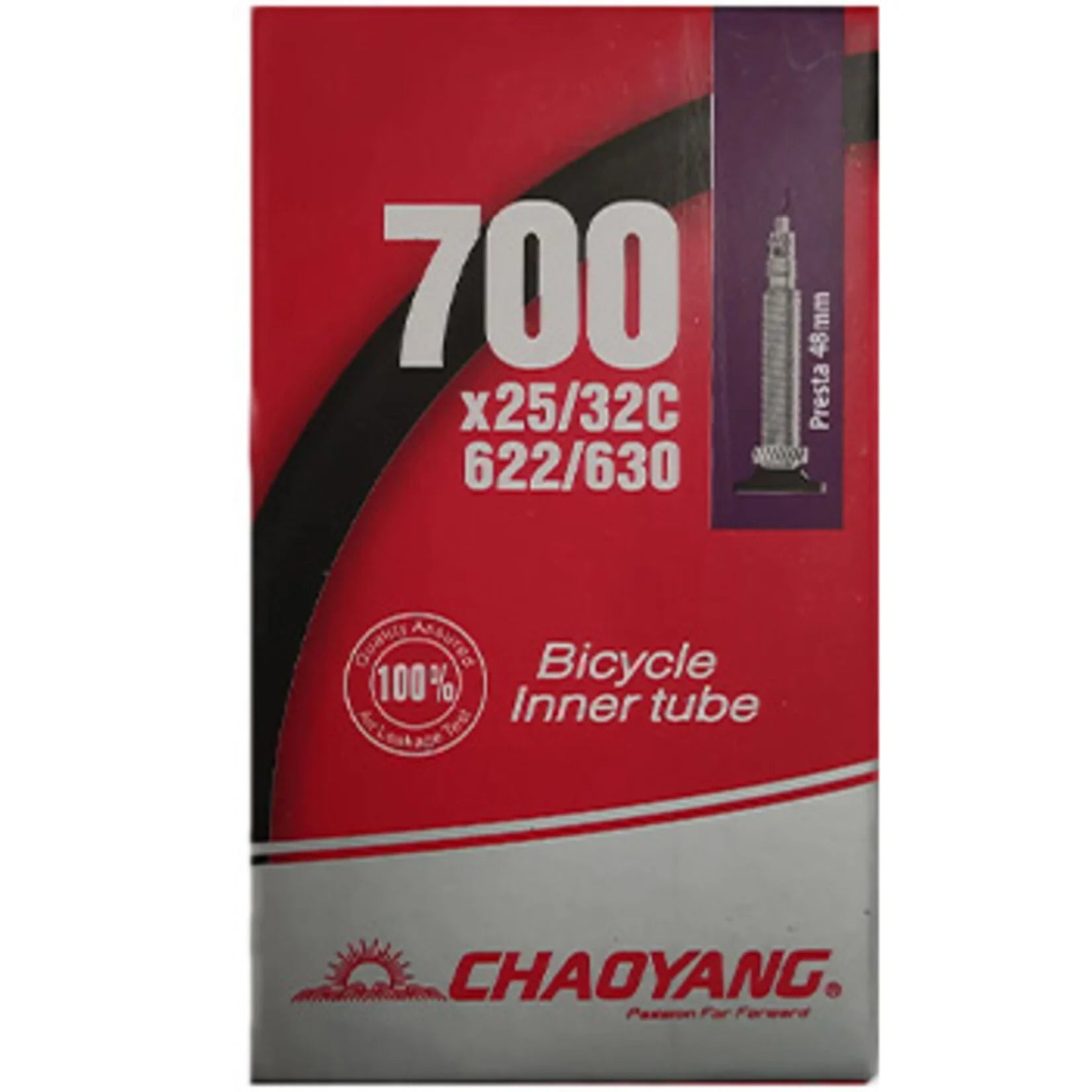 CHAOYANG 700 x 25/32 Bicycle Inner Tubes - Premium Bike Tire Tubes for Road Bikes, Hybrid Bikes & Commuter Bikes - Durable Replacement for Cycling, Fitness & Daily Commuting