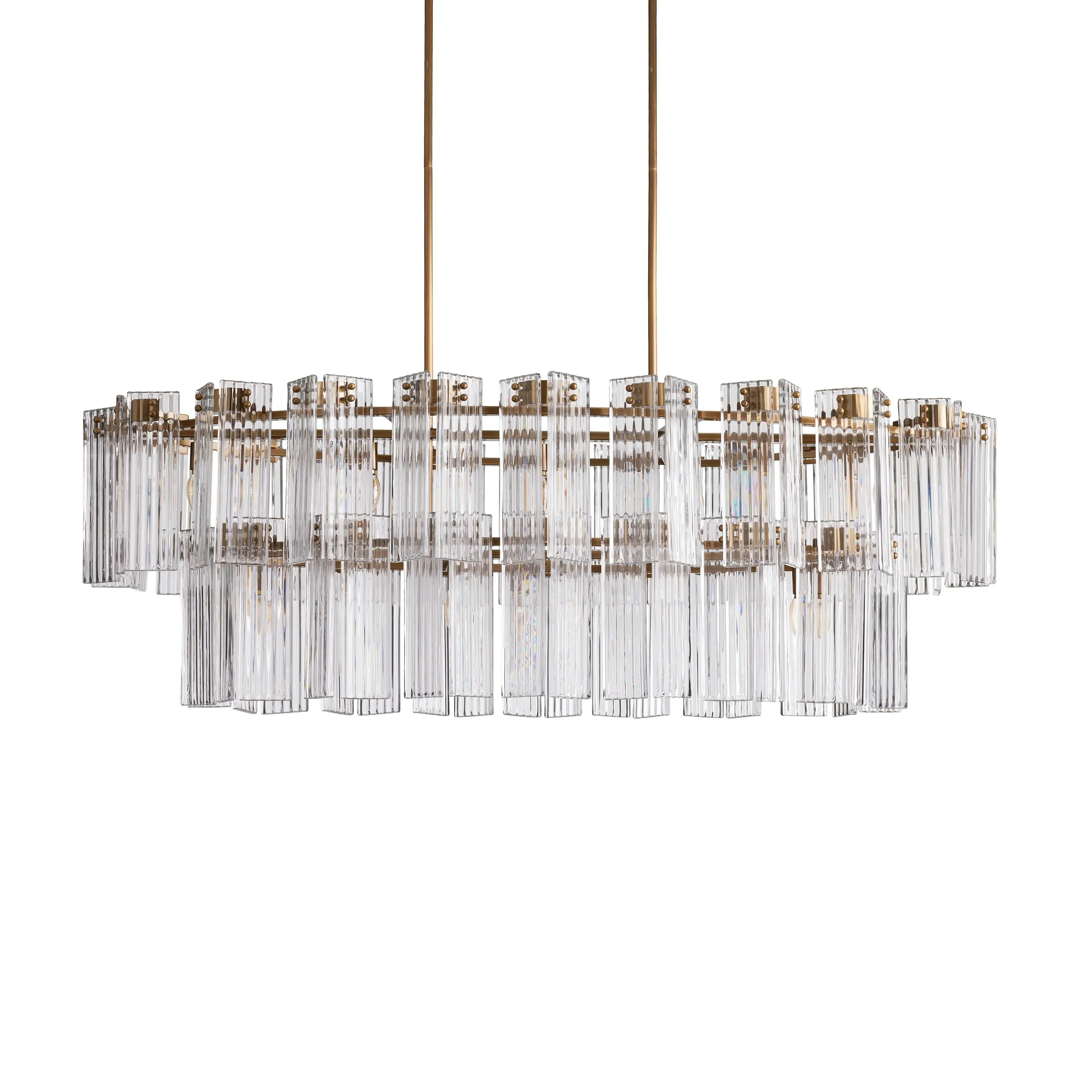 Delsie Oval Crystal Chandelier - 51